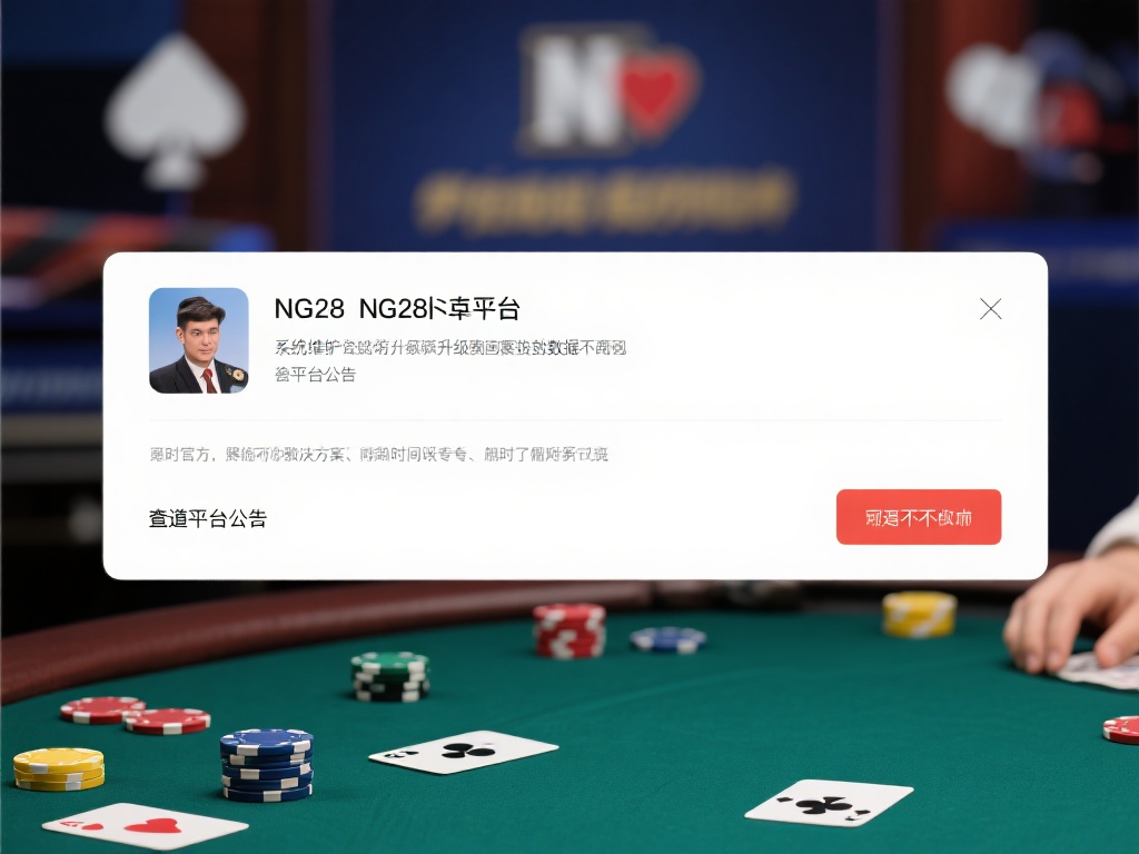 方法三：检查平台公告
如果因NG28扑克平台本身